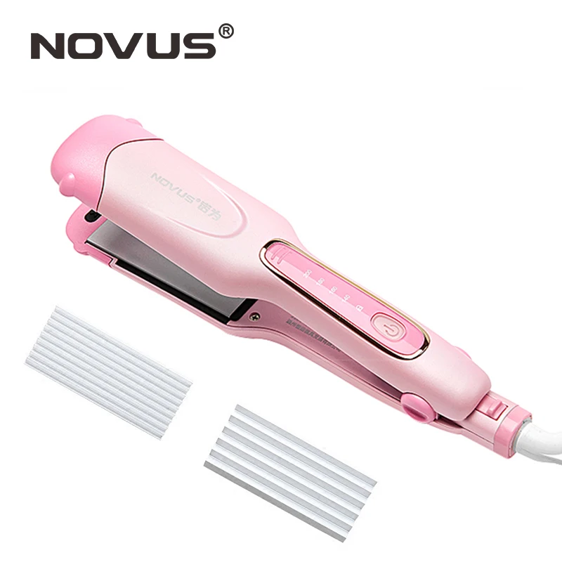 NOVUS 3 in 1 Women Hair Straightener Corrugated Iron Hair Corrugation Crimped Multifunction Changing Plates Flat Irons 220V
NOVUS 3 in 1 Women Hair Straightener Corrugated Iron Hair Corrugation Crimped Multifunction Changing Plates Flat Irons 220V