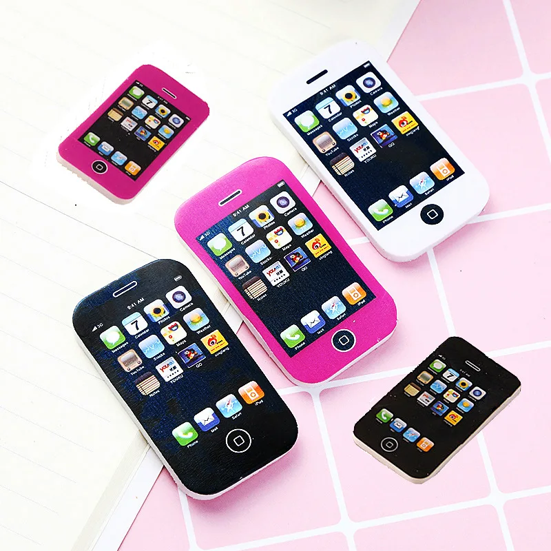 Novelty Creative Mobile Phone Eraser Children Kawaii Rubber Toy Party Gift Office School Supply Prize Student Artist Stationery
Novelty Creative Mobile Phone Eraser Children Kawaii Rubber Toy Party Gift Office School Supply Prize Student Artist Stationery