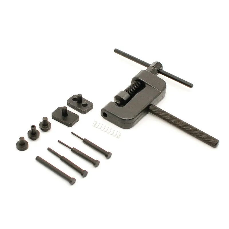 Chain Breaker Riveting Tool Kit Carbon steel Chain Breaker Riveting Cutter Bike Motorcycle Cam Drive Mechanical repair
Chain Breaker Riveting Tool Kit Carbon steel Chain Breaker Riveting Cutter Bike Motorcycle Cam Drive Mechanical repair