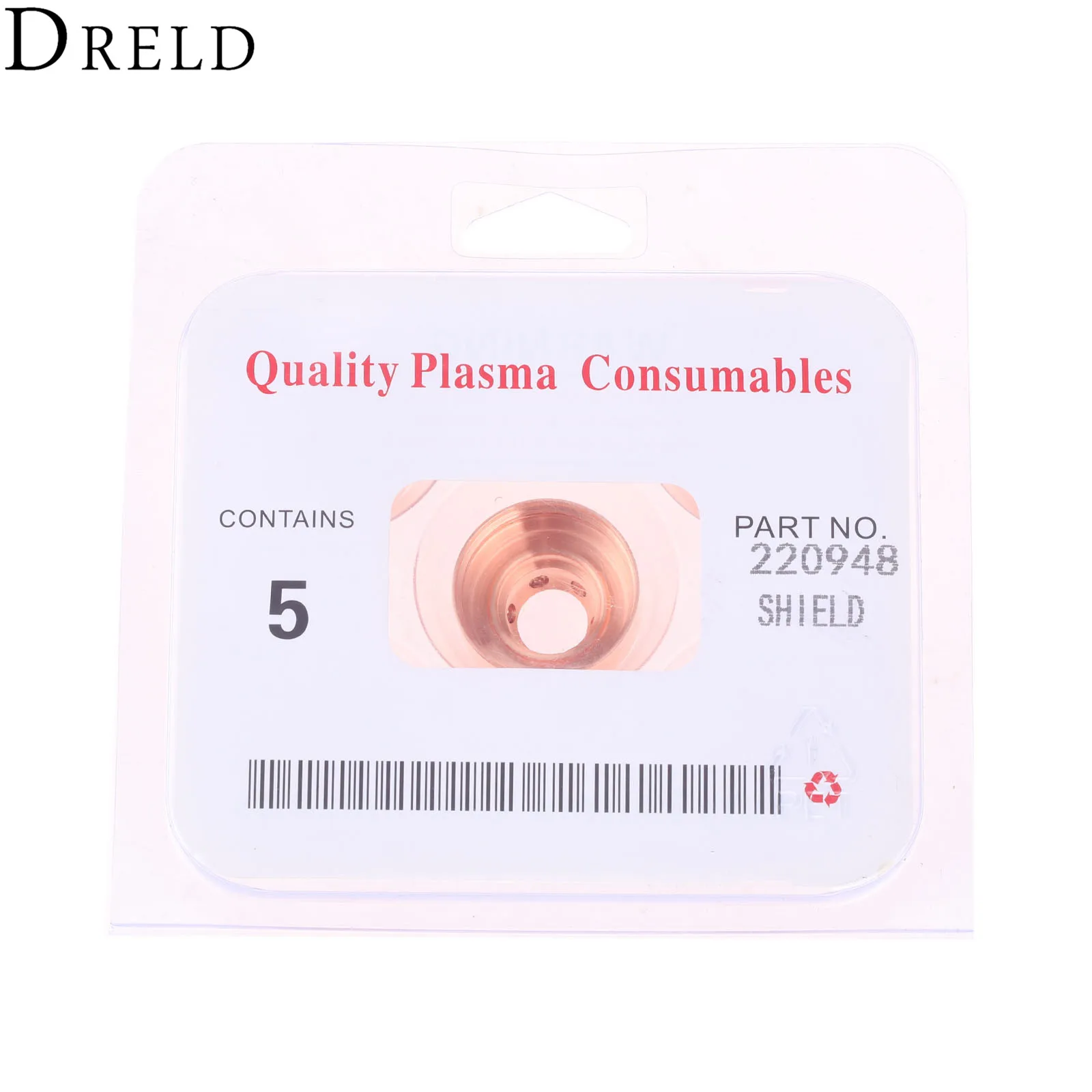 DRELD 5Pcs 45A Plasma Shield 220948 Fit For 65/85/105 Plasma Cutting Torch Consumables Welding Soldering Supplies Replacement
DRELD 5Pcs 45A Plasma Shield 220948 Fit For 65/85/105 Plasma Cutting Torch Consumables Welding Soldering Supplies Replacement