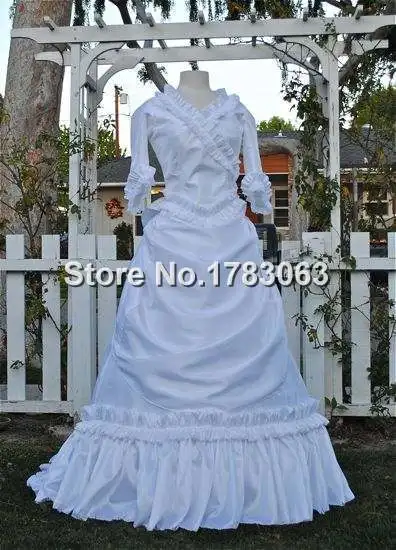 Lower-Cost Satin Mina Dracula Bustle Gown/Southern Belle Gown Reenactment Theater Costume
Lower-Cost Satin Mina Dracula Bustle Gown/Southern Belle Gown Reenactment Theater Costume