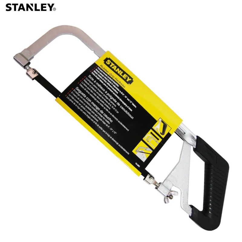 Stanley 1pc adjustable hacksaw frame w/ 10"carbon steel blade 255mm rubber grip metal hack saw wood aluminium plastic cutting
Stanley 1pc adjustable hacksaw frame w/ 10"carbon steel blade 255mm rubber grip metal hack saw wood aluminium plastic cutting