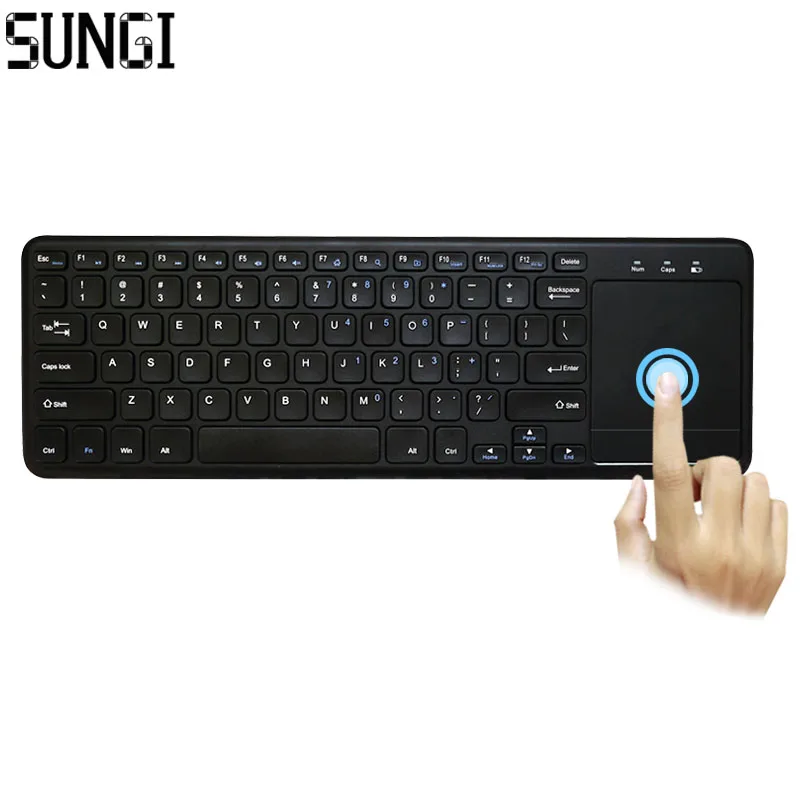 2.4G Wireless Touchpad Keyboard Ultra slim Multimedia With USB Receiver Qwerty English Keyboards For Laptop PC Tablet Computer
2.4G Wireless Touchpad Keyboard Ultra slim Multimedia With USB Receiver Qwerty English Keyboards For Laptop PC Tablet Computer