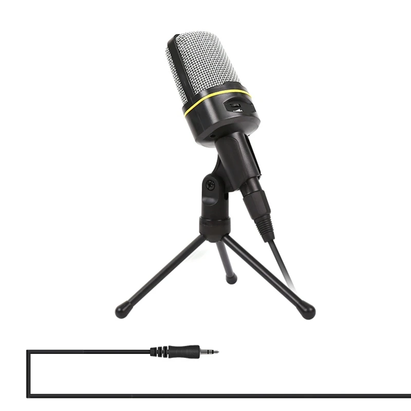 

Профессиональный конденсаторный микрофон HAWEEL для звукозаписи с держателем штатива, совместимый с ПК и Mac для прямых трансляций