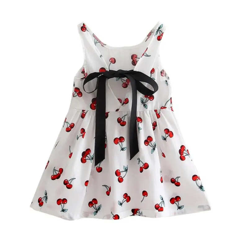 Baby Girl Dress Kids Girl Cherry Dress Sleeveless Print Cotton Dresses Clothes For Girls Children Toddler Vestidos
Baby Girl Dress Kids Girl Cherry Dress Sleeveless Print Cotton Dresses Clothes For Girls Children Toddler Vestidos