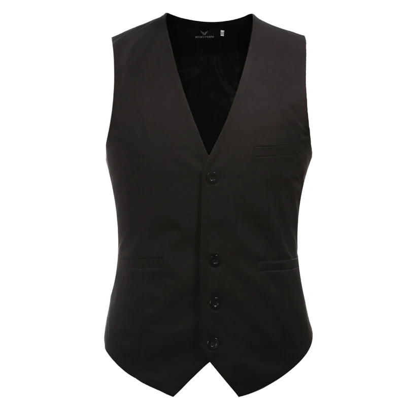 Новое поступление Мужская мода костюм жилет для мужчин Slim Fit жилеты на свадьбу
