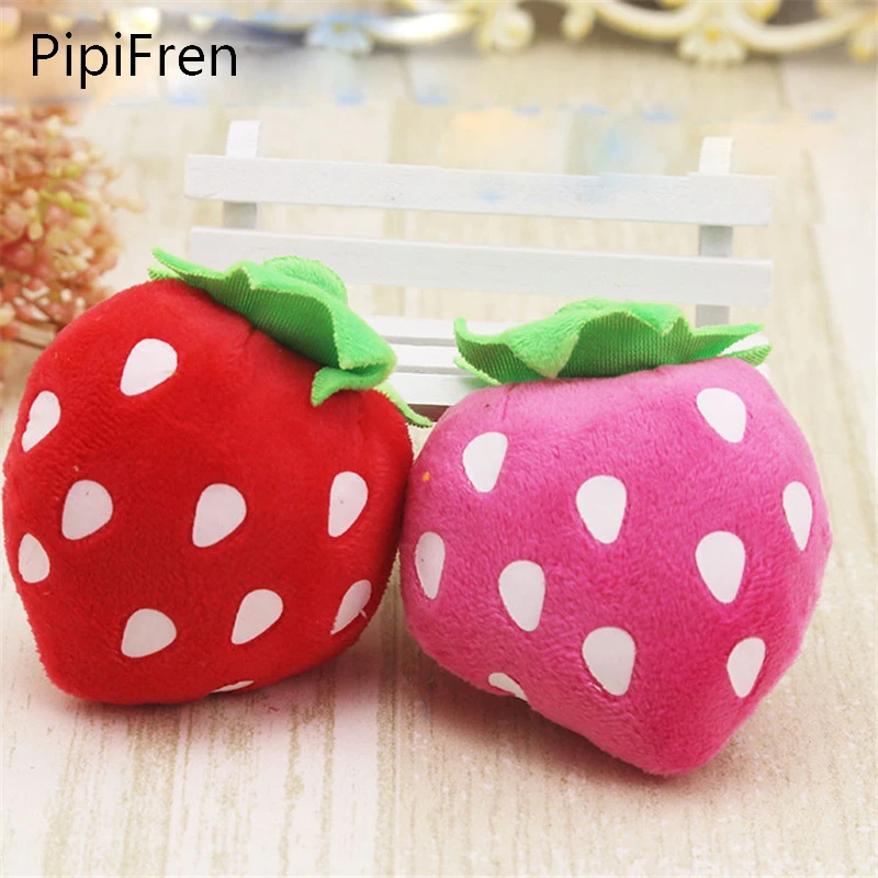 PipiFren игрушки для собак плюшевая клубника устойчивая к укусам для кошек Жевательная пищалка погремушка вставка для домашних животных аксес...
PipiFren игрушки для собак плюшевая клубника устойчивая к укусам для кошек Жевательная пищалка погремушка вставка для домашних животных аксес...
