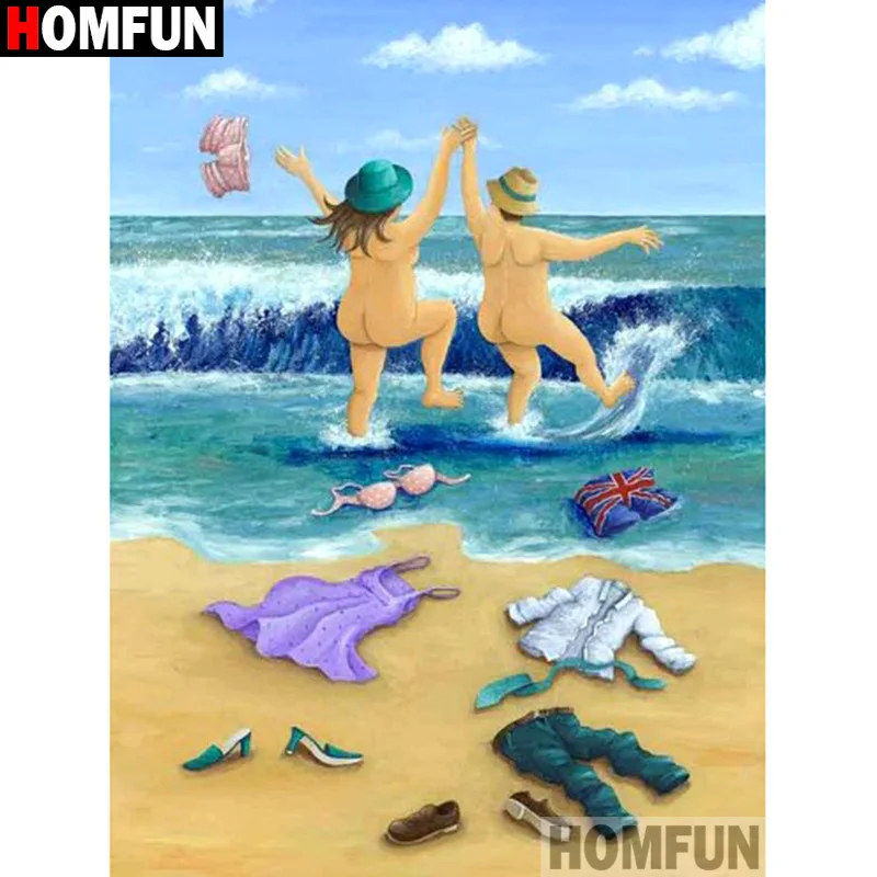 HOMFUN Full Square/Round Drill 5D DIY Diamond Painting "Cartoon couple sea" Embroidery Cross Stitch 3D Home Decor Gift A16914
HOMFUN Full Square/Round Drill 5D DIY Diamond Painting "Cartoon couple sea" Embroidery Cross Stitch 3D Home Decor Gift A16914