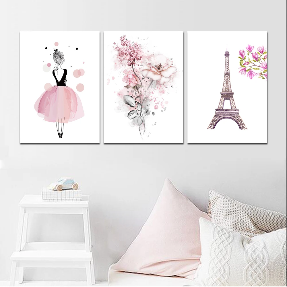 Minimalist Pink Girl Series Art Posters And Prints Living Room Mural Rose Tower Decoration Canvas Painting
Minimalist Pink Girl Series Art Posters And Prints Living Room Mural Rose Tower Decoration Canvas Painting