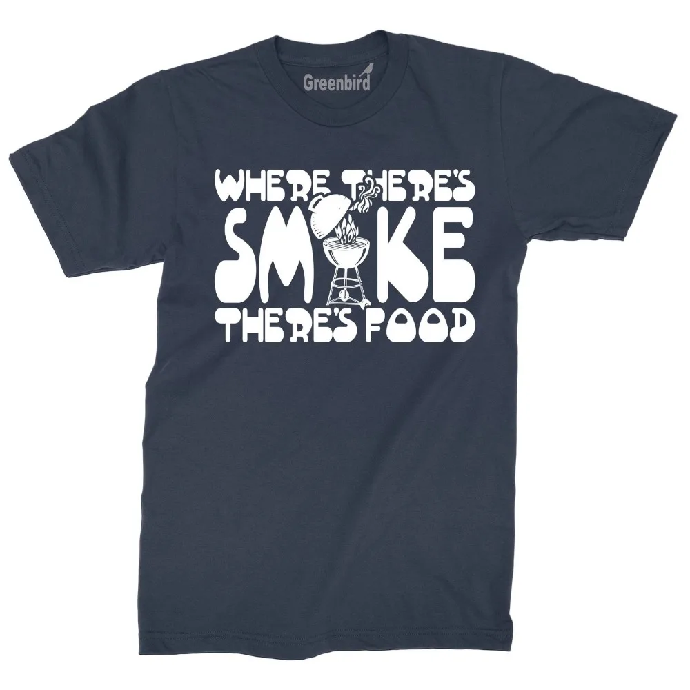 2019 Fashion 100% Cotton Slim Fit Top Where There's Smoke There's Food T-Shirt Outdoor Fun BBQ Picnic Party Grill Tee Print Tee
2019 Fashion 100% Cotton Slim Fit Top Where There's Smoke There's Food T-Shirt Outdoor Fun BBQ Picnic Party Grill Tee Print Tee