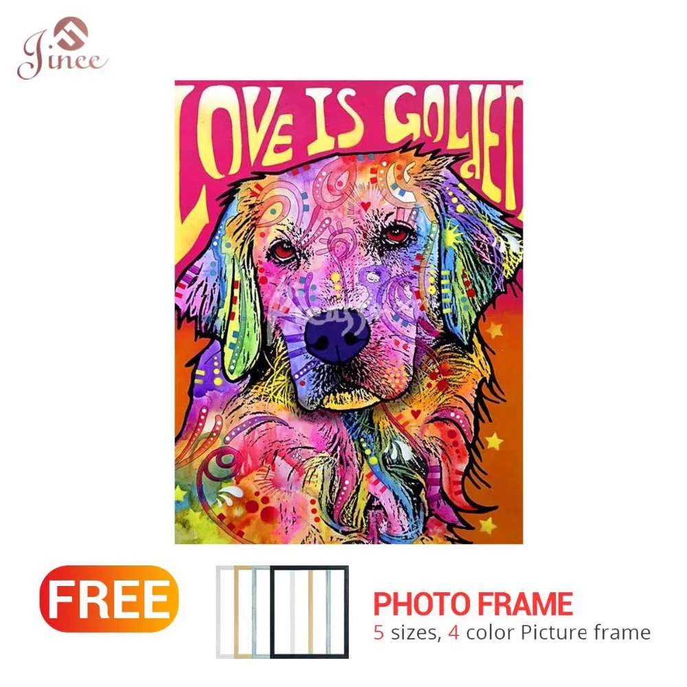 Full Square Round Drill 5D DIY Diamond Painting "Colorful Pet Dog" Embroidery Cross Stitch 5D Home Room Decor Gift
Full Square Round Drill 5D DIY Diamond Painting "Colorful Pet Dog" Embroidery Cross Stitch 5D Home Room Decor Gift