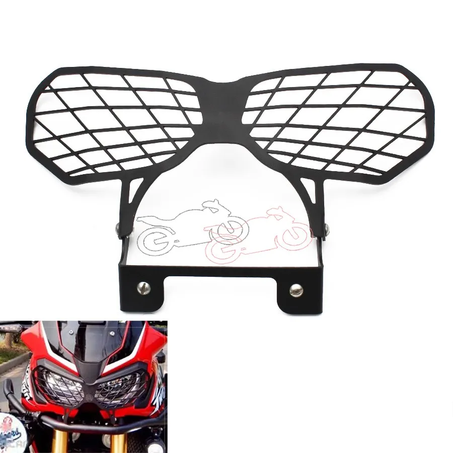 1set Black Metal Motorcycle Headlight Grille Guard Cover Protector for Honda CRF1000L CRF 1000L CRF1000 L Africa Twin 2016-17
1set Black Metal Motorcycle Headlight Grille Guard Cover Protector for Honda CRF1000L CRF 1000L CRF1000 L Africa Twin 2016-17