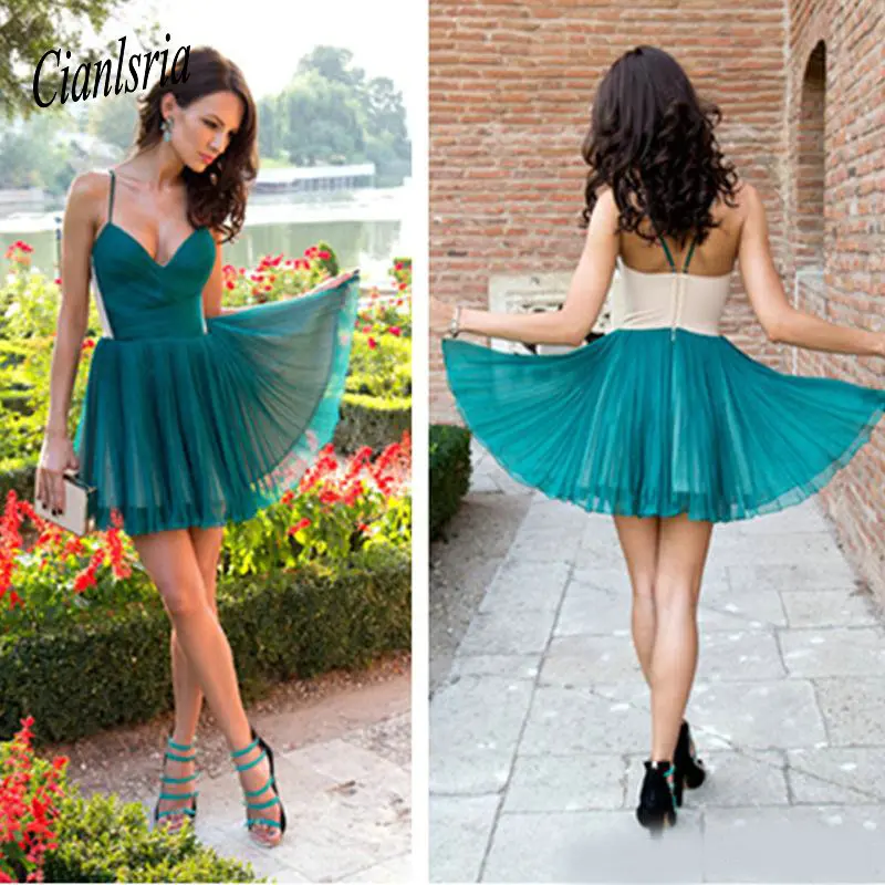 Dark Green Homecoming Dress Sexy V-Neck Spaghetti Strap Homecoming Dress Short Cocktail Dress
Dark Green Homecoming Dress Sexy V-Neck Spaghetti Strap Homecoming Dress Short Cocktail Dress