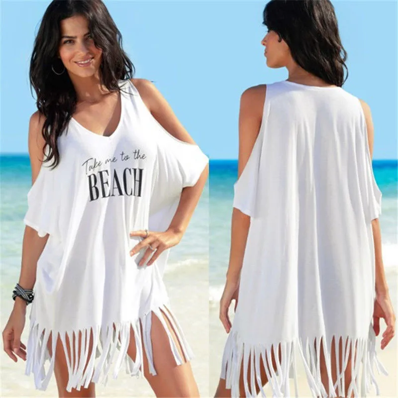 2018 Women Bikini Tassel Cover Up New Sexy Off-shoulder Crochet Beach Cover Up Swimwear Summer Bikini Cover Ups Swim Beach Dress
2018 Women Bikini Tassel Cover Up New Sexy Off-shoulder Crochet Beach Cover Up Swimwear Summer Bikini Cover Ups Swim Beach Dress