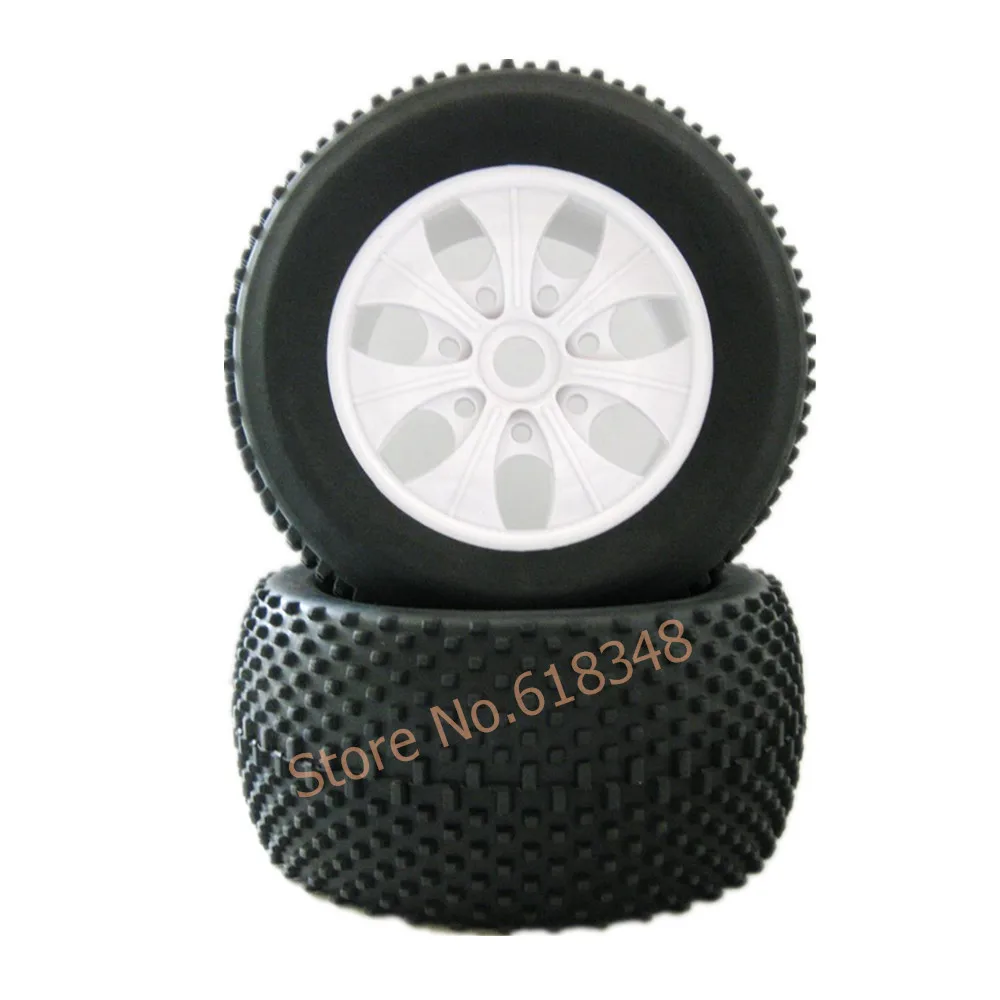 4Pcs/lot RC Rubber Sponge Type Diameter:140mm & Hexagon adapter:17mm For 1:8 HSP Baja Tyranno Off Road Monster Truck | Игрушки и