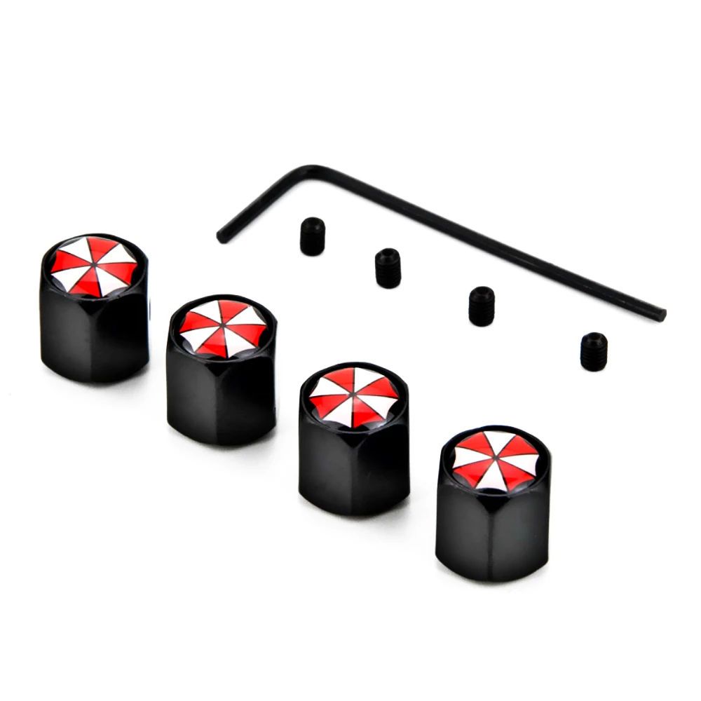 4 Pcs Anti-Theft Tire Valve Caps Covers Umbrella Corporation Car Accessories for Citroen C5 C4 Picasso Xsara Berlingo Elysee
4 Pcs Anti-Theft Tire Valve Caps Covers Umbrella Corporation Car Accessories for Citroen C5 C4 Picasso Xsara Berlingo Elysee