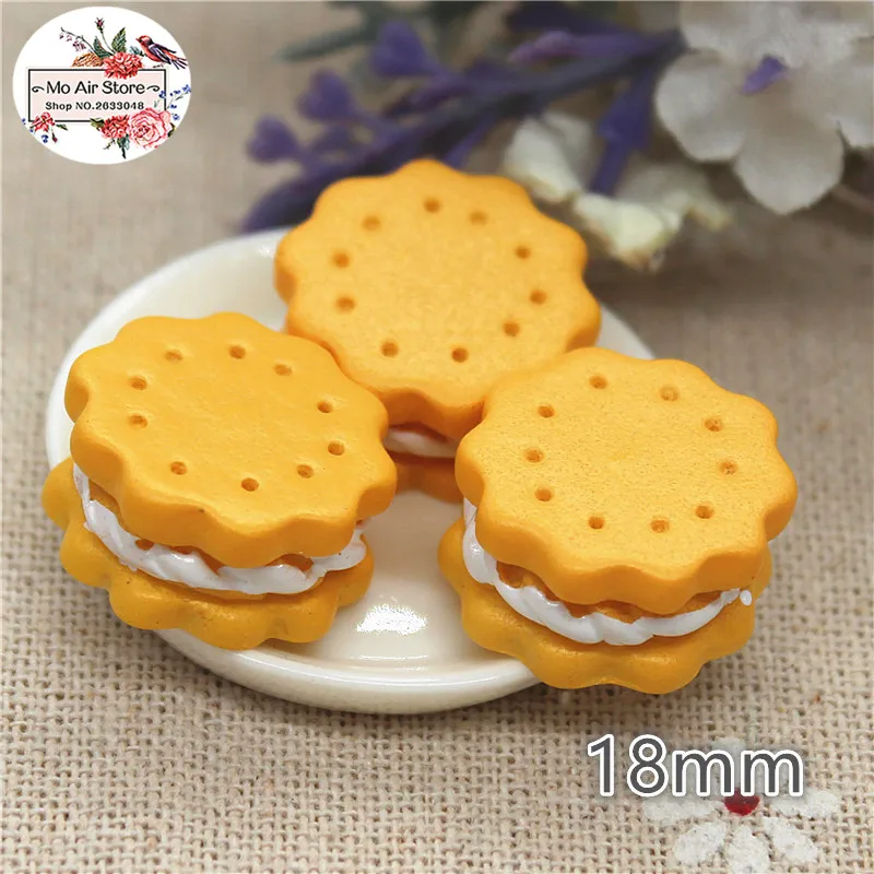 10PCS sandwich biscuit Dessert Resin Flat back Cabochon Miniature food Art Supply Decoration Charm
10PCS sandwich biscuit Dessert Resin Flat back Cabochon Miniature food Art Supply Decoration Charm