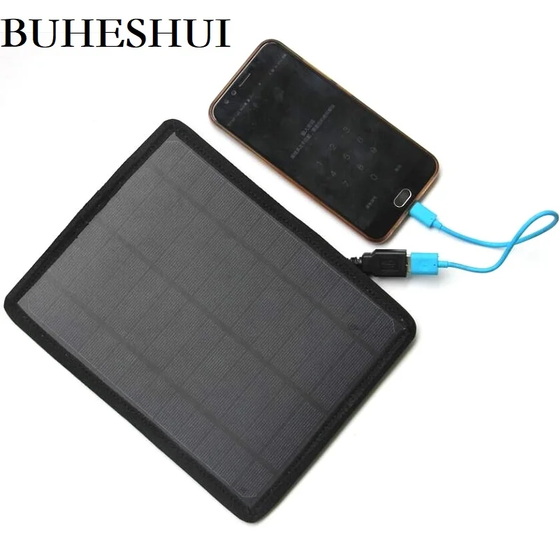 Зарядное устройство на солнечных панелях BUHESHUI 6 Вт USB для мобильных устройств |
