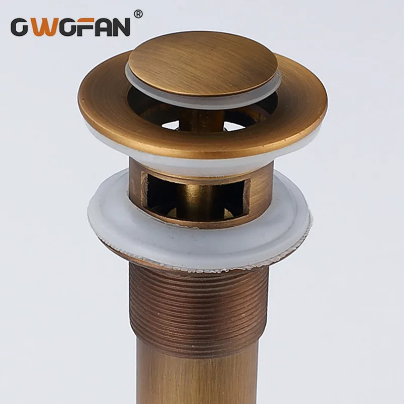 Classic Style Solid Brass Sink Plug Push Down Pop-Up Basin Drain Plug Bathroom Accessories Antique Sink Drain Stopper KLM-733
Classic Style Solid Brass Sink Plug Push Down Pop-Up Basin Drain Plug Bathroom Accessories Antique Sink Drain Stopper KLM-733