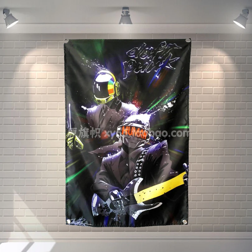 "DAFT PUNK" Pop Band Poster Cloth Flags Wall Stickers Hanging paintings Billiards Hall Studio Theme Home Decoration
"DAFT PUNK" Pop Band Poster Cloth Flags Wall Stickers Hanging paintings Billiards Hall Studio Theme Home Decoration
