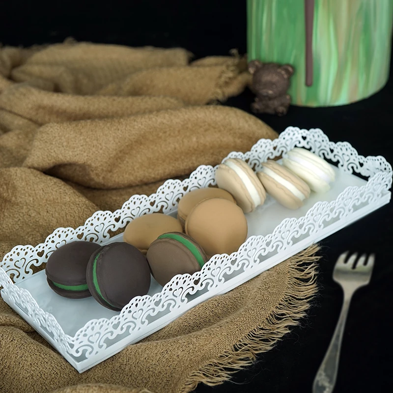 European Lace edge cake plate cup tray wedding dessert table decoration metal kitchen/Candy/Cosmetic storage tray white YTP002D
European Lace edge cake plate cup tray wedding dessert table decoration metal kitchen/Candy/Cosmetic storage tray white YTP002D