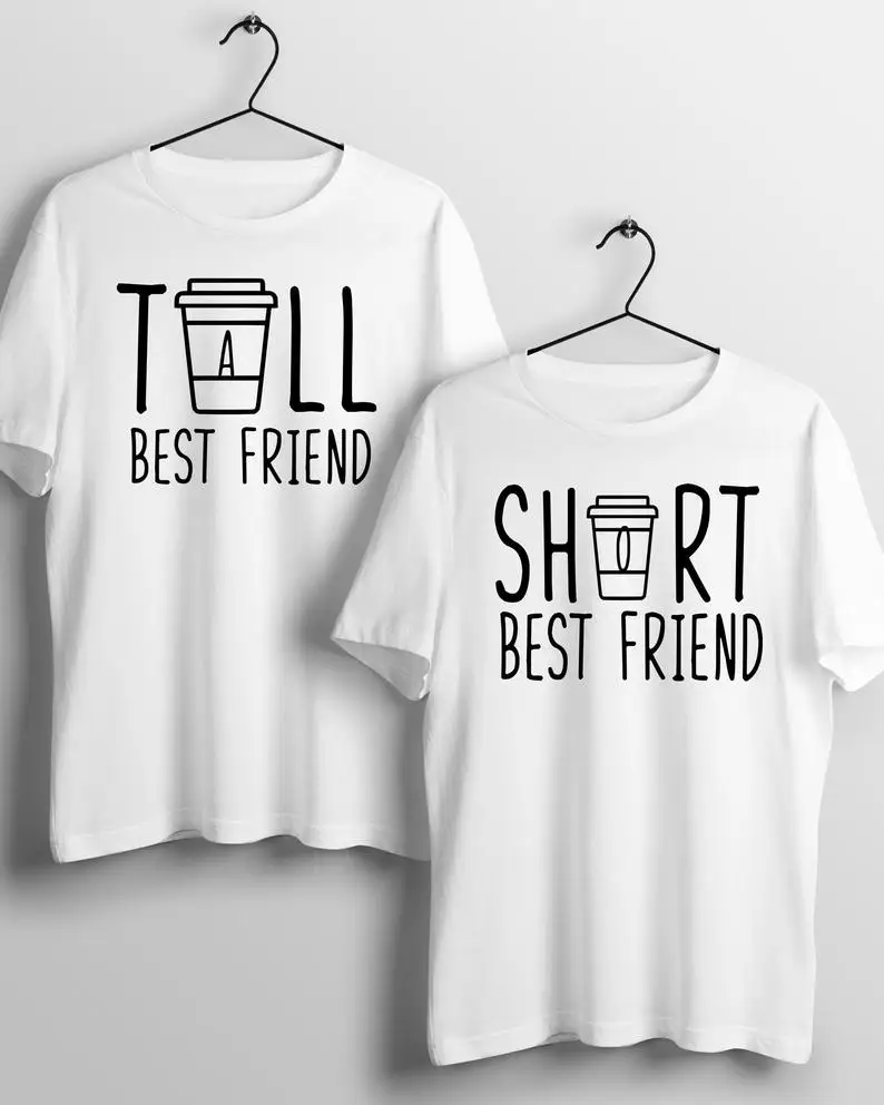 Skuggnas New Arrival Best Friend Shirts Short and Tall Best Friends BFF Matching T-Shirts Crew Neck Fashion Tumblr Clothing
Skuggnas New Arrival Best Friend Shirts Short and Tall Best Friends BFF Matching T-Shirts Crew Neck Fashion Tumblr Clothing