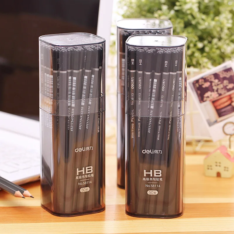 Deli Pencil Pupil Writing Pencil 50pcs HB Hexagonal Wooden Lead Pencil for Student Writing Sketching Student Stationary Supplies
Deli Pencil Pupil Writing Pencil 50pcs HB Hexagonal Wooden Lead Pencil for Student Writing Sketching Student Stationary Supplies