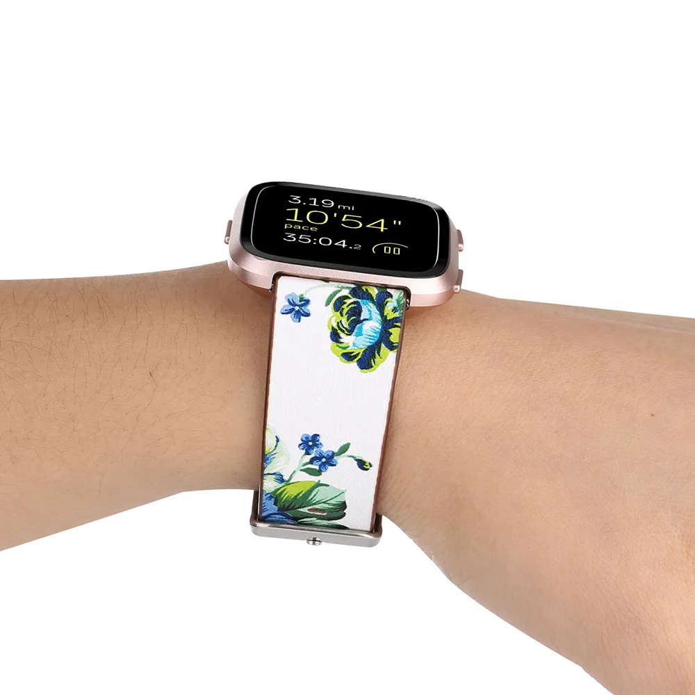 Watch Band Leather peony Print for Fitbit Versa Replacement Watch Accessories Wristbands Bracelet Flower Strap bands Correa Relo
Watch Band Leather peony Print for Fitbit Versa Replacement Watch Accessories Wristbands Bracelet Flower Strap bands Correa Relo