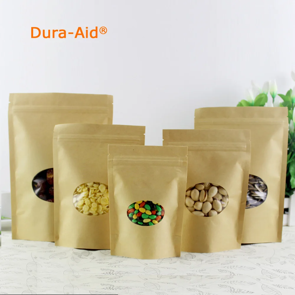 Wholesale Standup kraft paper bag with window and zipper for food packaging bags 300pcs 110x160+30mm_4.3''*6.3'' free shipping
Wholesale Standup kraft paper bag with window and zipper for food packaging bags 300pcs 110x160+30mm_4.3''*6.3'' free shipping