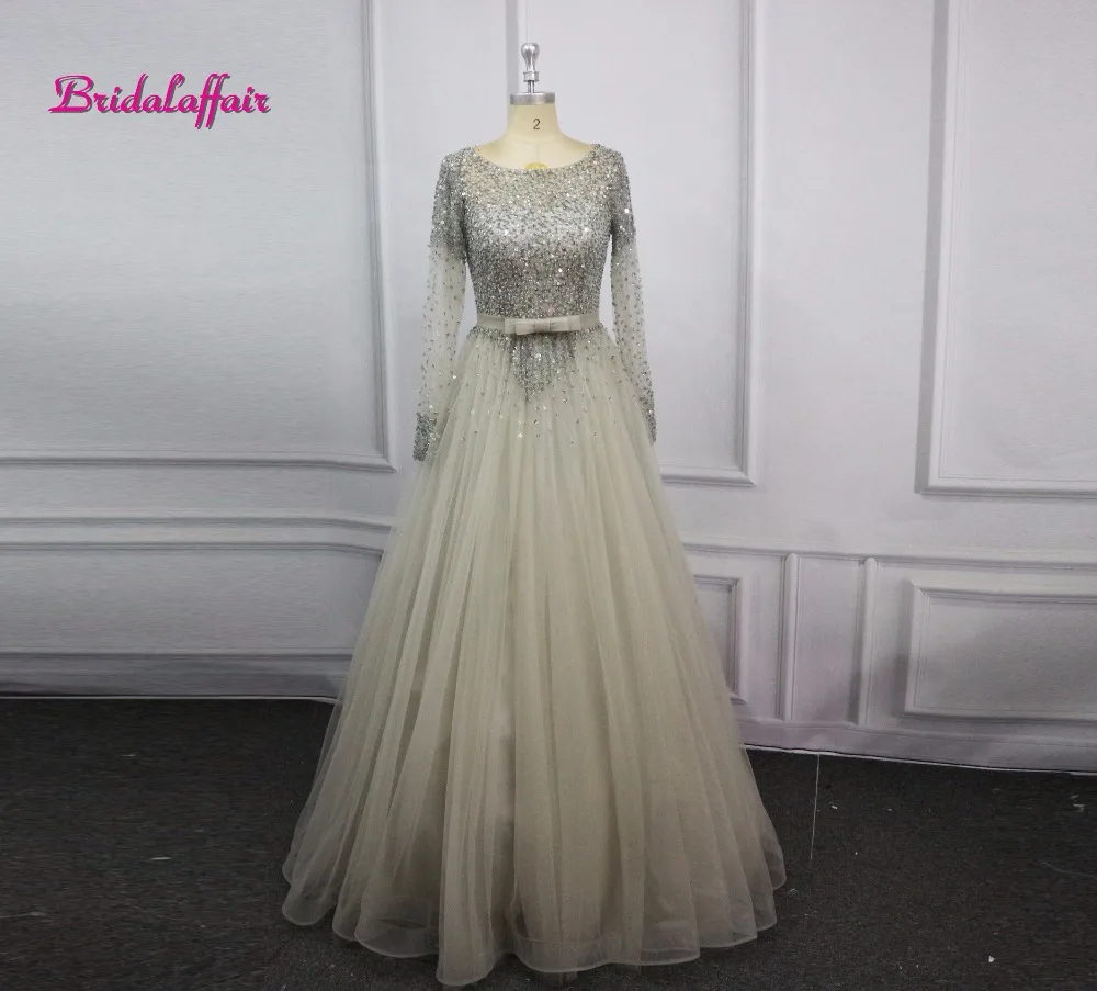 Luxury Tulle Beading Long Sleeve Prom Dresses O-Neck Evening Party Dress A-Line Vestido De Festa Cheap Sequin Evening Dresses
Luxury Tulle Beading Long Sleeve Prom Dresses O-Neck Evening Party Dress A-Line Vestido De Festa Cheap Sequin Evening Dresses