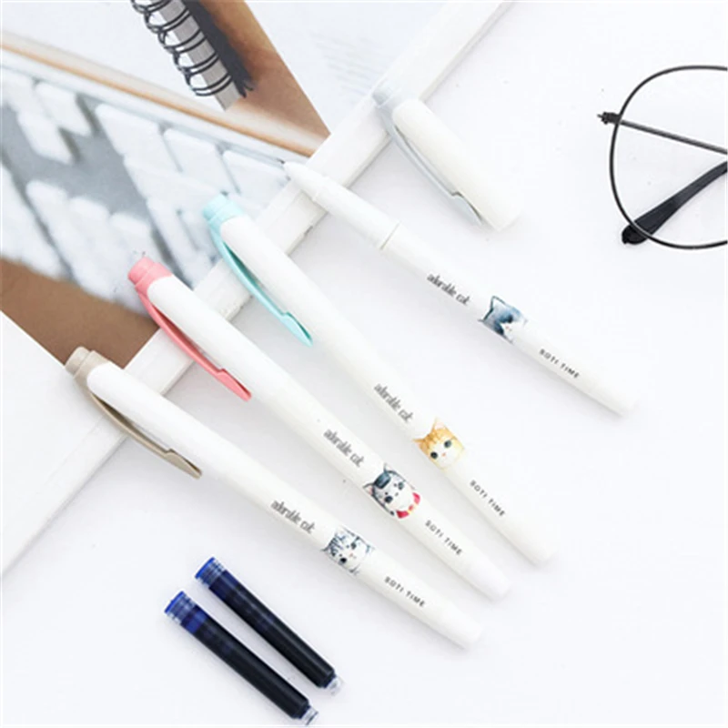 0.38mm Cartoon Cat Gel Pen Cute Color Pens Kawaii Stationery Canetas Material School Supplies
0.38mm Cartoon Cat Gel Pen Cute Color Pens Kawaii Stationery Canetas Material School Supplies