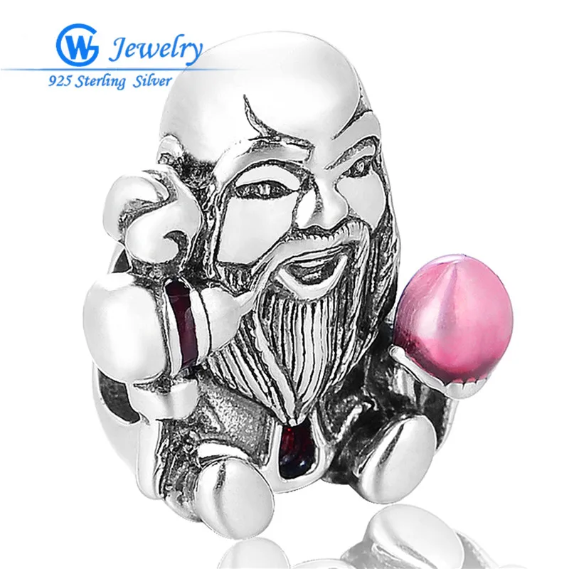 God of Longevity Design Silver Charm European Style Fashion Charms fit Bracelets Necklace Accessories berloque argent D190H20
God of Longevity Design Silver Charm European Style Fashion Charms fit Bracelets Necklace Accessories berloque argent D190H20