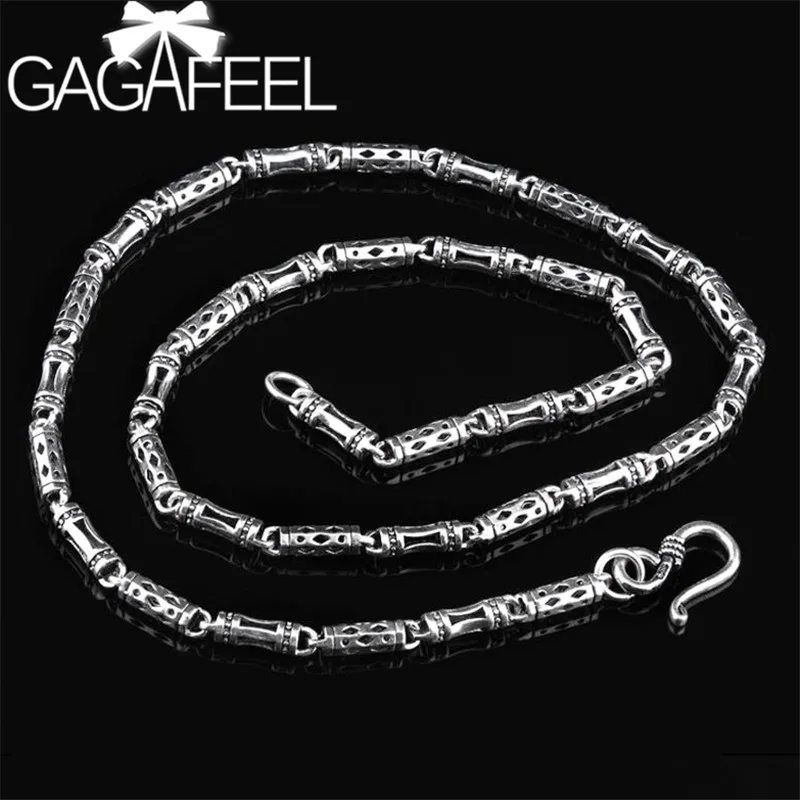 GAGAFEEL, ювелирные изделия из стерлингового серебра 925 пробы, длинное ожерелье для мужчин, Модные Цепочки в форме бамбука, ожерелья 50 см 55 см 60 с...
GAGAFEEL, ювелирные изделия из стерлингового серебра 925 пробы, длинное ожерелье для мужчин, Модные Цепочки в форме бамбука, ожерелья 50 см 55 см 60 с...