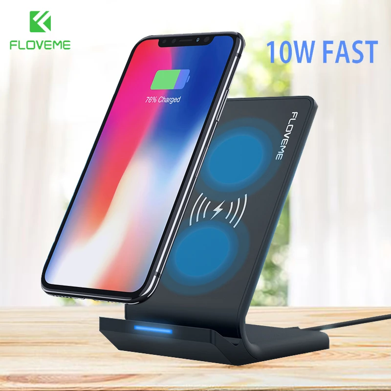 Беспроводное зарядное устройство FLOVEME Qi для iPhone X, 8, 8 Plus, 10 Вт, беспроводное зарядное устройство для телефона Sasmsung S9, S8, Note 8, S7 Edge, быстрая заряд...
Беспроводное зарядное устройство FLOVEME Qi для iPhone X, 8, 8 Plus, 10 Вт, беспроводное зарядное устройство для телефона Sasmsung S9, S8, Note 8, S7 Edge, быстрая заряд...