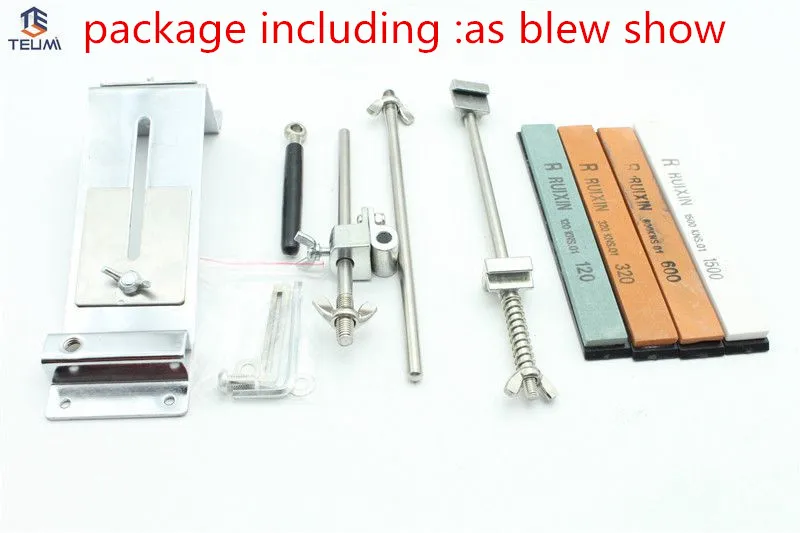 Knife Sharpener Professional Sharpening System Sharpening Stones Ruixin Fix-angle 4 Whetston Kitchen Accessories
Knife Sharpener Professional Sharpening System Sharpening Stones Ruixin Fix-angle 4 Whetston Kitchen Accessories