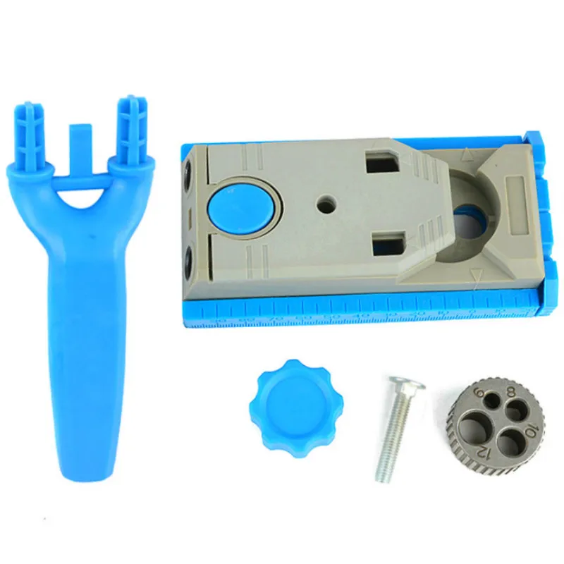 Multi-function Jig Pocket Hole System Drill Round Tenon Locator Wood Carpenter Tools for Woodworking Drill Dowel Jig
Multi-function Jig Pocket Hole System Drill Round Tenon Locator Wood Carpenter Tools for Woodworking Drill Dowel Jig