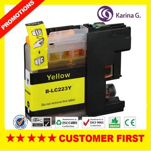 4XCompatible Color Printer inks Magenta ONLY For Brother LC-223 223Y For MFC-J5625DW J4420DW EU Market 
4XCompatible Color Printer inks Magenta ONLY For Brother LC-223 223Y For MFC-J5625DW J4420DW EU Market