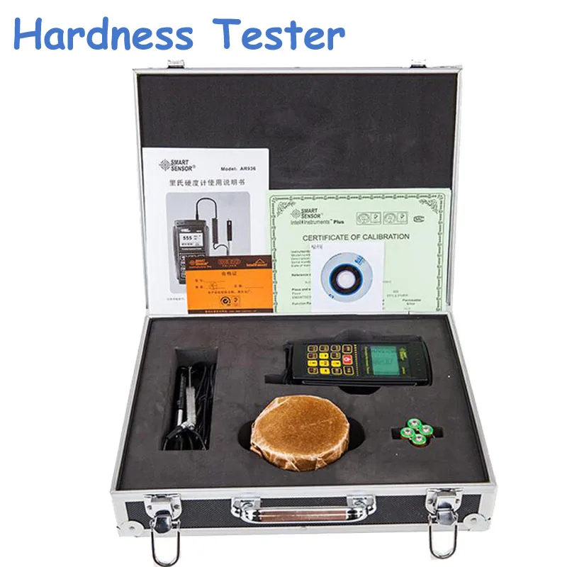 Portable Leeb Hardness Tester(170~960)HLD,(17~68)HRC,(19~651)HB,(80~976)HV (30~100)HS,(59~85)HRA AR936
Portable Leeb Hardness Tester(170~960)HLD,(17~68)HRC,(19~651)HB,(80~976)HV (30~100)HS,(59~85)HRA AR936