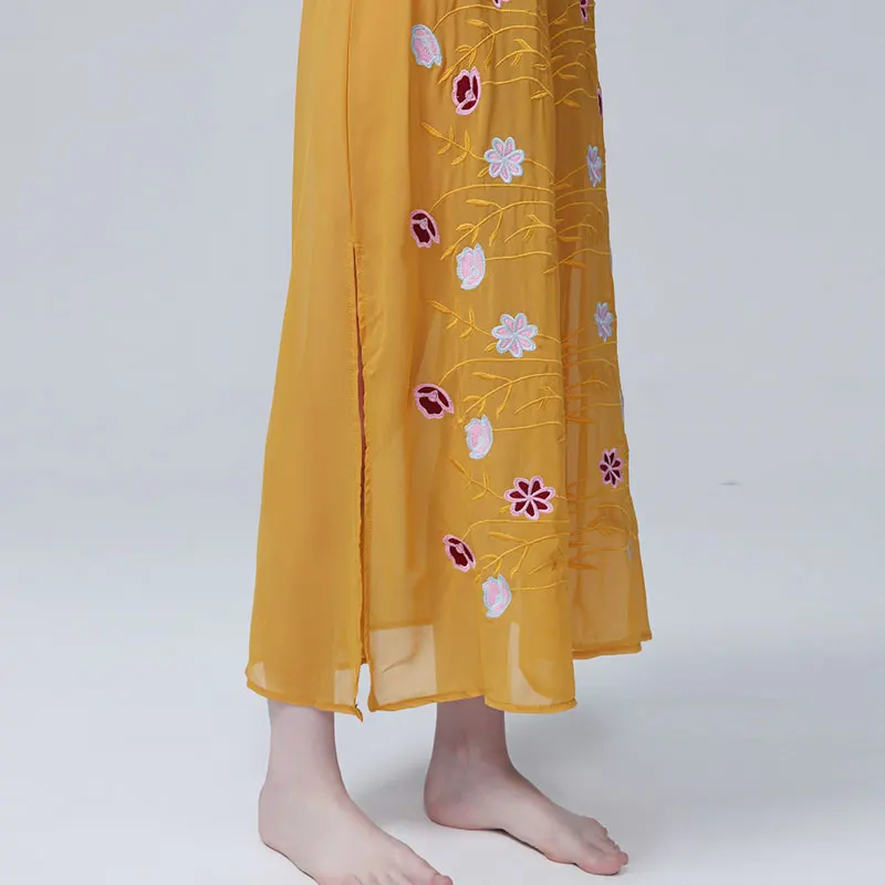 Summer 2018 new vintage Bohemian beach dress embroidery loose solid color simple holiday dress female
Summer 2018 new vintage Bohemian beach dress embroidery loose solid color simple holiday dress female