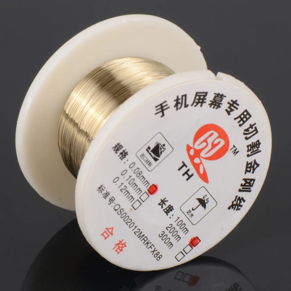 100m 0.08mm Alloy Cutting Wire Molybdenum Wire Separator SHPG For Cell Phone VA720 P0.32
100m 0.08mm Alloy Cutting Wire Molybdenum Wire Separator SHPG For Cell Phone VA720 P0.32