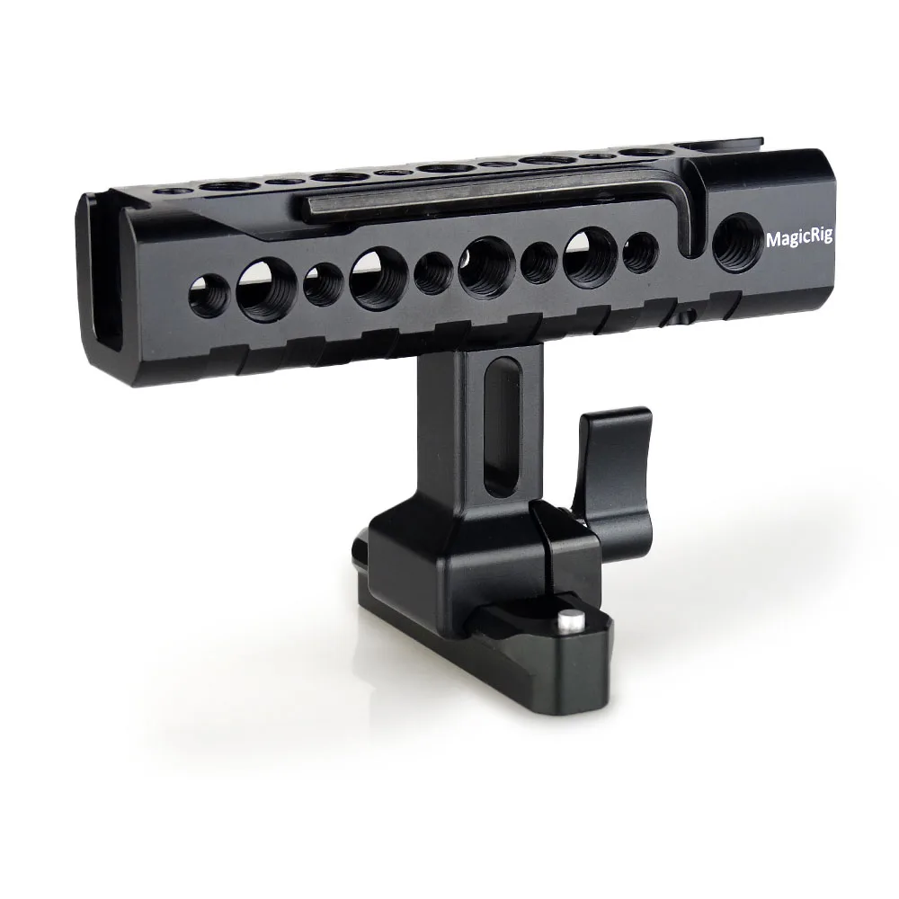 MAGICRIG DSLR Camera Handle Universal Hand Grip NATO Handle Kit with 70mm NATO Rail and Cold Shoe for Camera Cage Rig
MAGICRIG DSLR Camera Handle Universal Hand Grip NATO Handle Kit with 70mm NATO Rail and Cold Shoe for Camera Cage Rig
