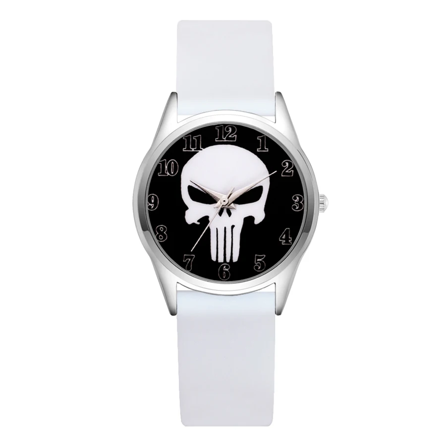 Cartoon Skeleton Skull Style Children's Watches Women's Students Girls Boys Quartz Soft Silicone Strap Wrist Watch JC15
Cartoon Skeleton Skull Style Children's Watches Women's Students Girls Boys Quartz Soft Silicone Strap Wrist Watch JC15