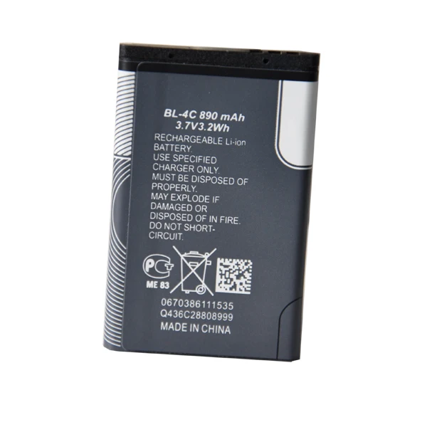 2019 Новый ооз 100% оригинальный BL-4C телефон Батарея для Nokia BL 4C BL4C 5100 6100 1202 1265 1325