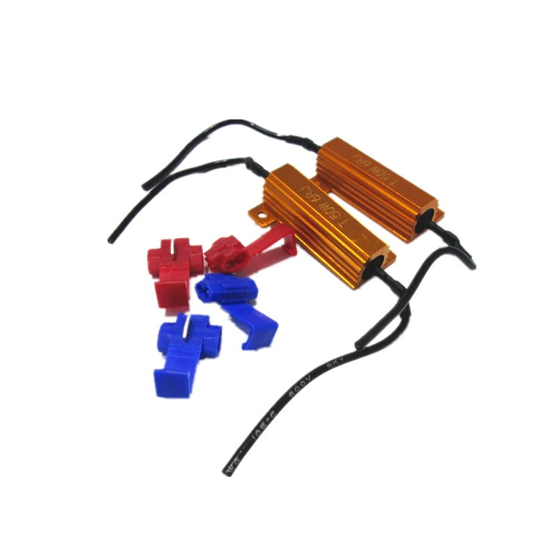 2PCS 50W 6ohm Decoder 3157 7443 1157 Turn lights Decoder decoding resistor No error free Signal Lights Decoder decoding resistor
2PCS 50W 6ohm Decoder 3157 7443 1157 Turn lights Decoder decoding resistor No error free Signal Lights Decoder decoding resistor