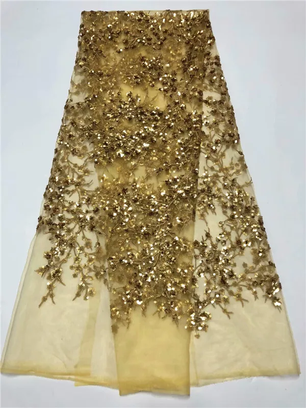 NEW High Quality 2018 Tulle sequins French Nigerian Lace Fabrics sequins Pearls Embroidered Guipure African Lace Fabric yellow
NEW High Quality 2018 Tulle sequins French Nigerian Lace Fabrics sequins Pearls Embroidered Guipure African Lace Fabric yellow