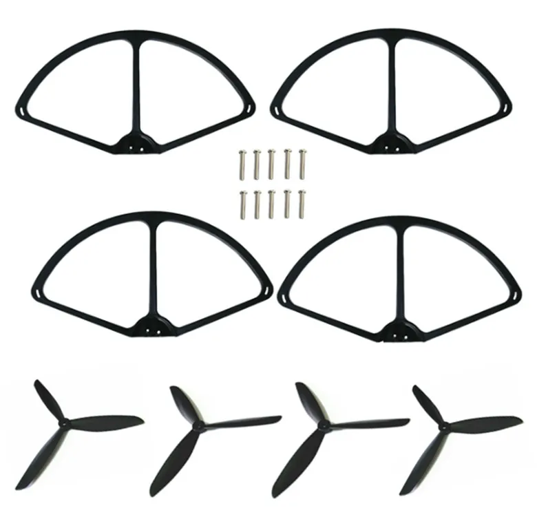 Black RC helicopter accessories 4pcs propeller 4pcs protective sleeve for Cheerson CX20 CX-20 CX 20-Black
Black RC helicopter accessories 4pcs propeller 4pcs protective sleeve for Cheerson CX20 CX-20 CX 20-Black