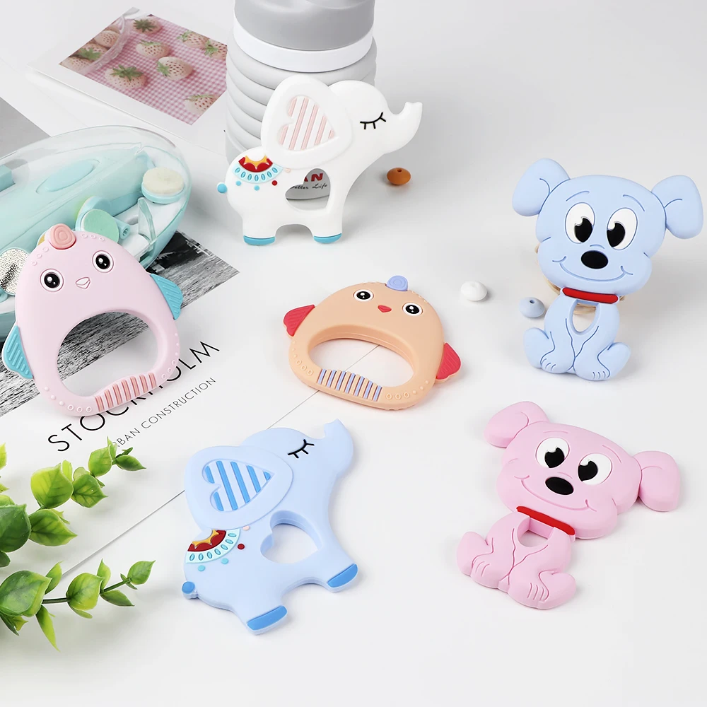 TYRY.HU 1pc Cartoon Baby Teether DIY Teething Necklace Pendant Food Grade Silicone Beads Chew Soft Animals Silicone Teether
TYRY.HU 1pc Cartoon Baby Teether DIY Teething Necklace Pendant Food Grade Silicone Beads Chew Soft Animals Silicone Teether
