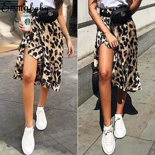 Sexy Women's Short Skirt Leopard Print High Waist Cocktail Party Skirt Ruffles Women Clothing Irregular Leopard Skirt
Sexy Women's Short Skirt Leopard Print High Waist Cocktail Party Skirt Ruffles Women Clothing Irregular Leopard Skirt