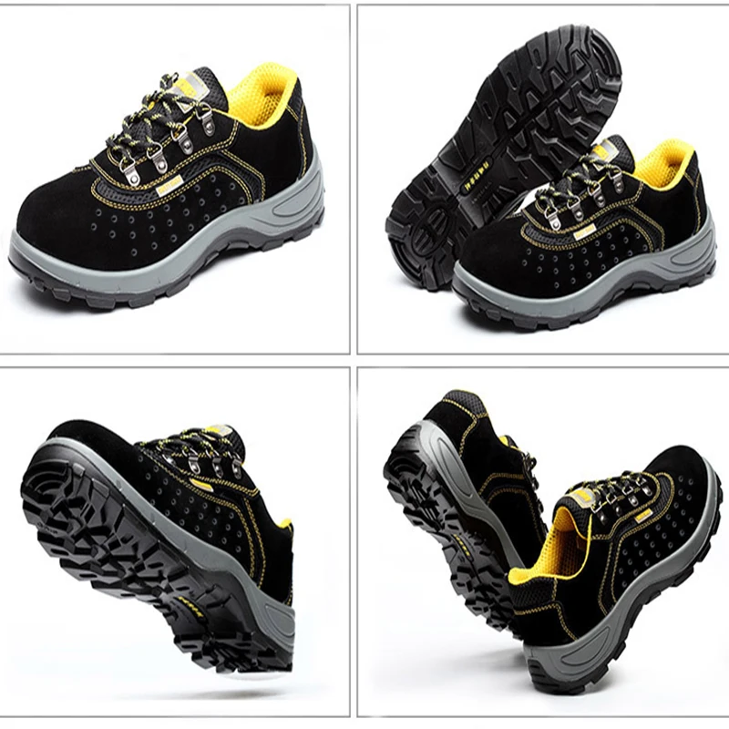 High Quality New Steel Toe Cap Men's Breathable Outdoor Work Safety Shoes Non-slip Smash-proof Light And Comfortable Casual
High Quality New Steel Toe Cap Men's Breathable Outdoor Work Safety Shoes Non-slip Smash-proof Light And Comfortable Casual