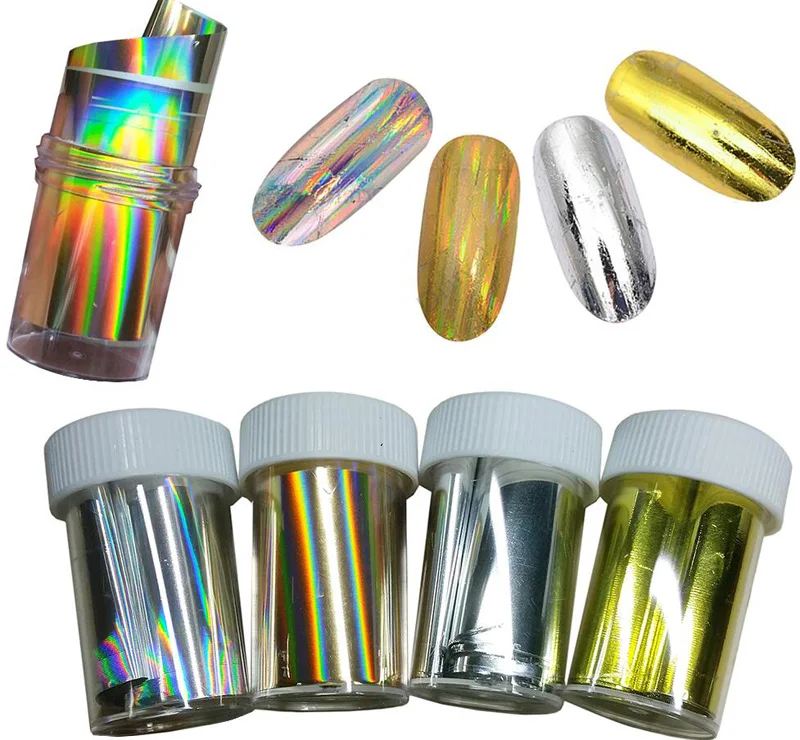 4 Rolls 4 Boxes Holographic Silver/Gold Starry Nail Foil,4*120cm Nail Sticker mirror Nail Foils Shiny Laser Foils Transfer,N009
4 Rolls 4 Boxes Holographic Silver/Gold Starry Nail Foil,4*120cm Nail Sticker mirror Nail Foils Shiny Laser Foils Transfer,N009